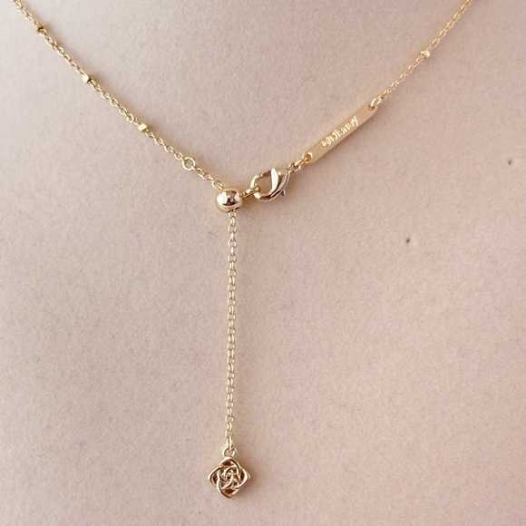 Disney | Kendra Scott Gold Minnie Mouse Short Pendant Necklace Hot Pink Drusy - Picture 8 of 9